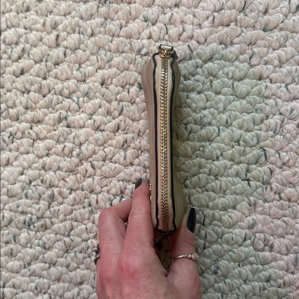 Diane Von Furstenberg Gold Leather Pouch